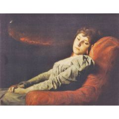 Clairvoyant-Veritas(also known as (The clairvoyant truth)) Painting Reproduction