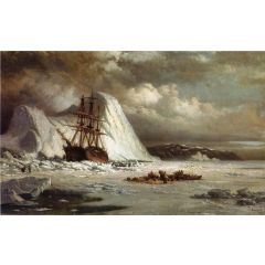 Icebound Ship Painting Reproduction