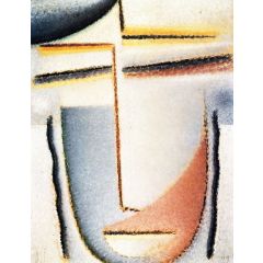 Abstract Head Painting Reproduction