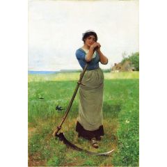 The Peasant Girl Painting Reproduction