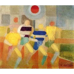 Race Walkers Painting Reproduction