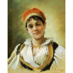 An Italian beauty Painting Reproduction