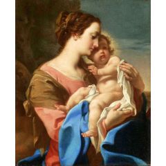 The Madonna and Child Painting Reproduction
