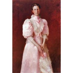 A Study in Pink, also known as Portrait of Mrs. Robert P. McDougal Painting Reproduction