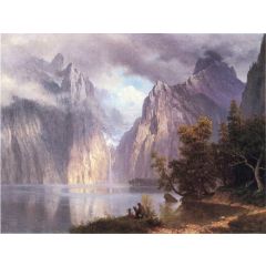 Scene in the Sierra Nevada Painting Reproduction