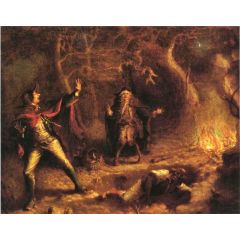 The Money Diggers Painting Reproduction