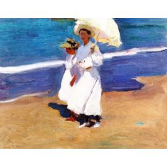 By the Seaside Painting Reproduction