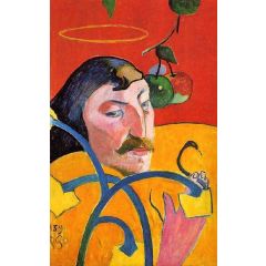 Caricature, Self Portrait Painting Reproduction