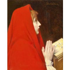 The Red Cloak Painting Reproduction