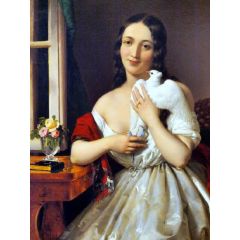 Pigeon Post Painting Reproduction