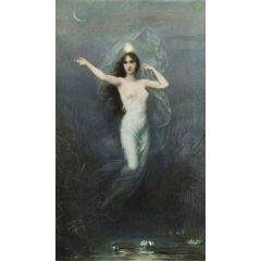 The Moon Painting Reproduction