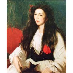 Portrait of a Girl Painting Reproduction