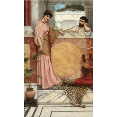 Waiting for an Answer Painting Reproduction