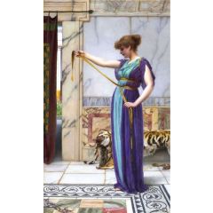 A Pompeian Lady Painting Reproduction