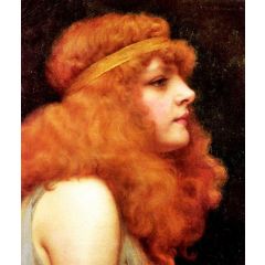 An Auburn Beauty Painting Reproduction