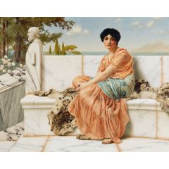 In the Days of Sappho, also known as Rêverie Painting Reproduction
