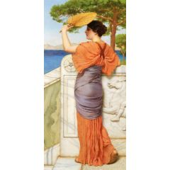 On the Balcony Painting Reproduction