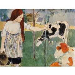 The Milkmaid Painting Reproduction