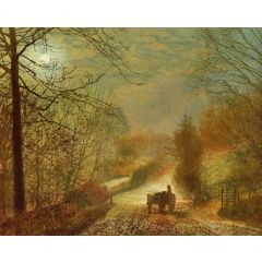 Forge Valley, near Scarborough Painting Reproduction