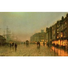 Liverpool from Wapping Painting Reproduction