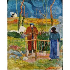 Bonjour Monsieur Gauguin Painting Reproduction