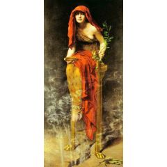 Priestess of Delphi Painting Reproduction