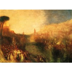 Departure of the Fleet Painting Reproduction