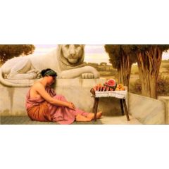 The Fruit Vendor Painting Reproduction