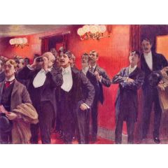 Standing Room Only Painting Reproduction