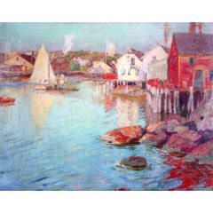 Ferry Landing Painting Reproduction
