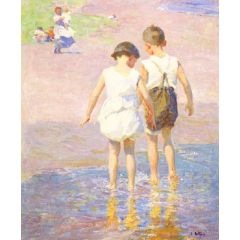 Brother and Sister Painting Reproduction