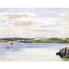Across Squam River Painting Reproduction