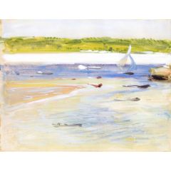 Windy Day Squam River Painting Reproduction