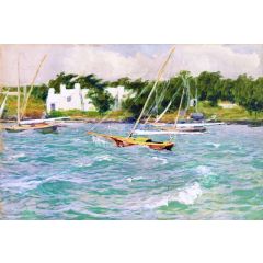 Windy Day, Bermuda Bay Painting Reproduction