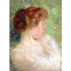 Head of a Woman Painting Reproduction