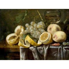 Still Life with Fruit Painting Reproduction