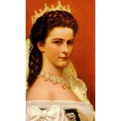 Empress Elisabeth of Austria, also known as Kaiserin Elisabeth von ?sterreich Painting Reproduction
