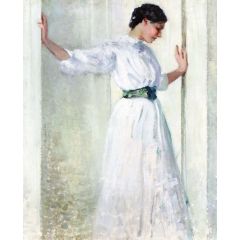 White Study I Painting Reproduction