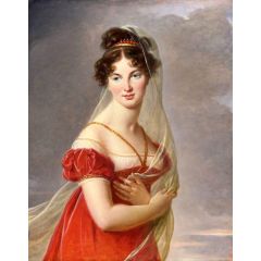 Portrait of Aglaé Angélique Gabrielle de Gramont Painting Reproduction