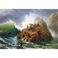Seal Rock Painting Reproduction