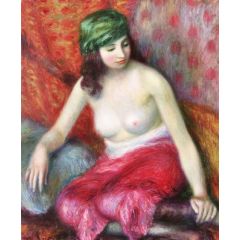 Nude with Draperies Painting Reproduction