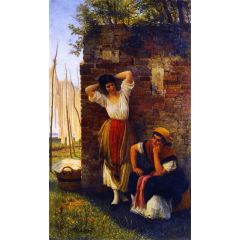 A Moment of Rest Painting Reproduction