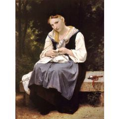 The Young Worker Painting Reproduction