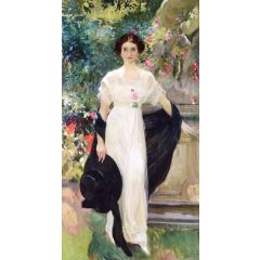 Miss Mary Lillian Duke, Mrs. Mary Duke Biddle Painting Reproduction