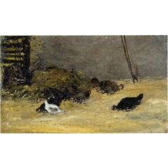 Chicken Coup Painting Reproduction