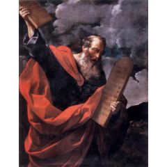 Moses with the Tables of the Law Painting Reproduction
