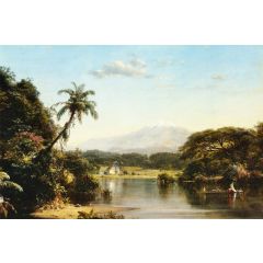 Scene on the Magdalena Painting Reproduction
