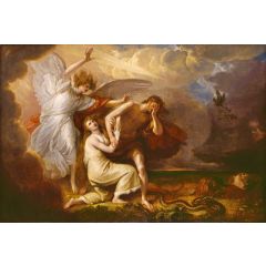 The Expulsion of Adam and Eve from Paradise Painting Reproduction