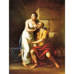 The Roman Daughter Painting Reproduction