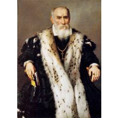 Portrait of a Man Painting Reproduction